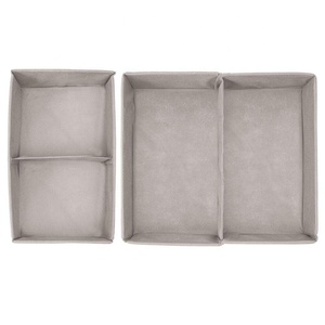 Nhỏ Đóng Mở Hộp Lưu Trữ Không Dệt Vải Nhựa Tổ Chức Cho Quần Áo Đồ Trang Sức Kẹo Đồ Lặt Vặt Lưu Trữ Phụ Kiện <span class=keywords><strong>Bin</strong></span> - Product Image 5