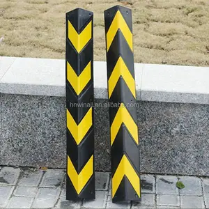 Durable parking garage rubber corner guards wall protection car parking safety angel foam corner protector