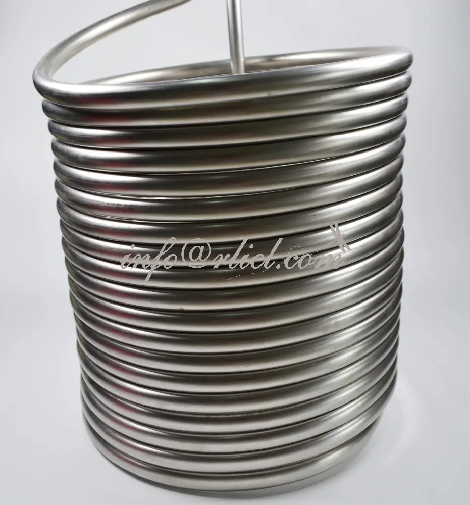 3/8 Tubig Stainless Steel Condenser Coil Wort Chiller For Beer Liquid Cooling Wine House Home Brew Kettle Equipment