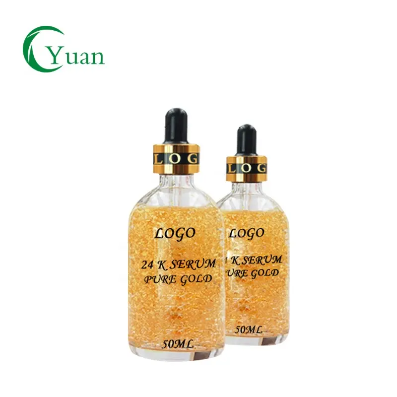 High quality natural skin care anti-wrinke with moisturizing 24K gold whitening serum