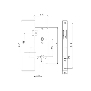 Moderne <span class=keywords><strong>mot</strong></span> de passe serrure de porte fournisseur - Product Image 4