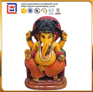 인도의 종교 동상 및 polyresin 하나님의 인형 elepahant 힌두 신의 동상과 수지 ganesh 동상 판매