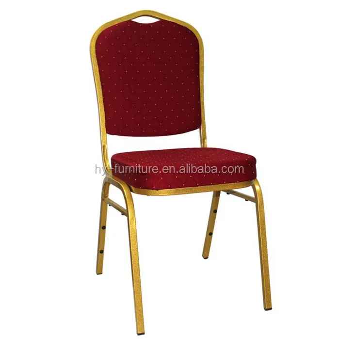 Worship Use Affordable Commercial Hotel Furniture HD Foam Powder coat Metal Church Chair