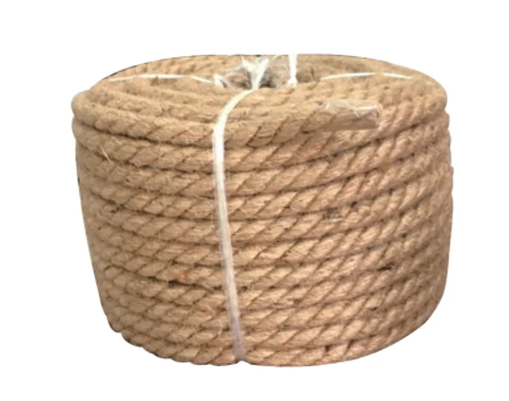 Джутовый трос 3 нити 4 нити из натурального волокна