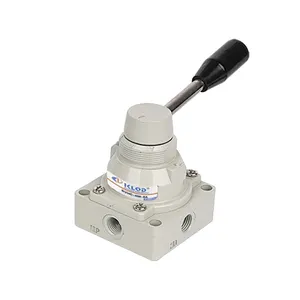 4/3 Way 4HV Series Pneumatic Manual Hand Switch Valve