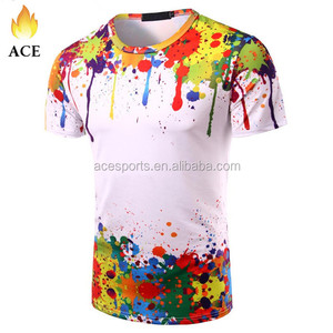 Camiseta sin costuras promocional Camiseta de poliéster al por mayor con impresión 3D - Product Image 1