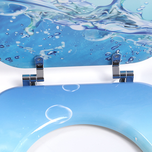 Bois moulé UV d'eau handicap imprimé classique meilleur pas cher belle rayé sièges de toilette Allongés - Product Image 6