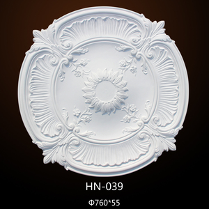 <span class=keywords><strong>Roseta</strong></span> <span class=keywords><strong>de</strong></span> Techo Moderna <span class=keywords><strong>de</strong></span> Poliuretano HN-039, Duradera y Ecológica, para Decoración Interior y Exterior - Product Image 3