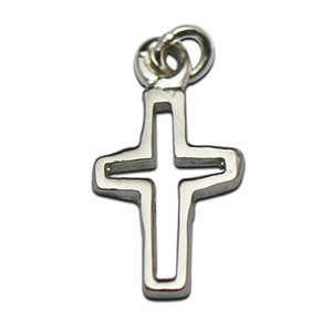 Beadsnice de plata esterlina Cruz encanto Cruz joyería, regalo para <span class=keywords><strong>ella</strong></span>, ID30435 - Product Image 2