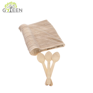 Precio de fábrica Cuchara de madera desechable biodegradable para acampar Hotel comestible - Product Image 2