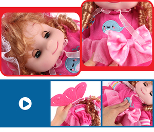 Peluche ange rose de <span class=keywords><strong>20</strong></span> pouces, jouet amusant pour bébé avec musique - Product Image 4