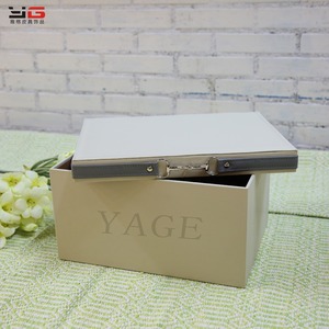China Manufacture Cheap Wooden Leather Classic <strong>Decorative</strong> <strong>Storage</strong> <strong>Box</strong> <strong>for</strong> Home/office - Product Image 2