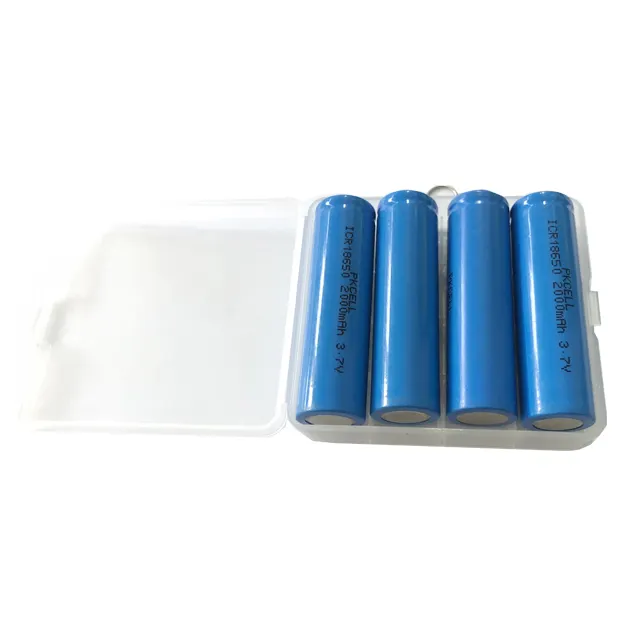 Hot selling new pack 18650 3.7V 2000mAh storage battery Rechargeable lithium ion battery for Digital camera