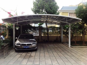 Tettoie per <span class=keywords><strong>Auto</strong></span> e Garage con Telaio in Lega di Alluminio e Copertura in Policarbonato, Posto <span class=keywords><strong>Auto</strong></span> Coperto - Product Image 4