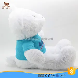 Oso de peluche de juguete personalizado con camiseta LOGO