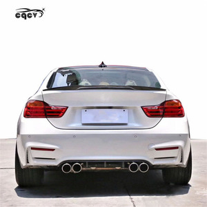 Materiale plastico M4 style body kit per <span class=keywords><strong>BMW</strong></span> <span class=keywords><strong>serie</strong></span> <span class=keywords><strong>4</strong></span> F32 F33 <span class=keywords><strong>F36</strong></span> 420i 428i paraurti anteriore paraurti posteriore minigonne laterali e spoiler alettone - Product Image 5