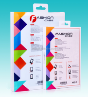 Caja de paquete de caja de teléfono móvil de PET de PVC transparente plegable personalizada Caja de plástico PET transparente con tarjeta de inserción Caja de cubierta de PET personalizada