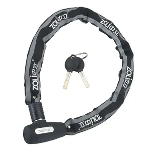 Antivol de chaîne de vélo ZOLi, antivol de <span class=keywords><strong>moto</strong></span>, tissu réfléchissant, chaîne en acier, antivol 85902-1 - Product Image 1