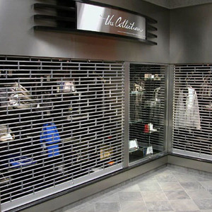 Điện Tử Chất Lượng Tuyệt Vời Thép Không Gỉ An Ninh Grill Roller Shutter Cửa - Product Image 1