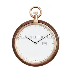 Fashion Wholesale Vantage Pocket Watch,Natural Wooden Pocket Watch For Gift