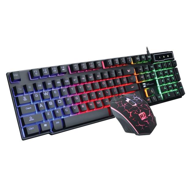 2025 Latest Computer Accessories,Wired Illuminated Keyboard and LED Mouse in Stock