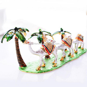 Camello Animal en forma de mano de Metal caja de baratija de joyería de la boda, decoración - Product Image 1