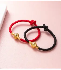 Pig Year Lucky Red Rope Bracelet SpongeBob Zodiac Pork Transfer Braided Hand Strap Couple Simple Personality Bracelet