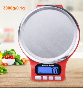 Yieryi Elektronische Keukenweegschaal Weight Balance 3000g/0.1g Rvs Hight Nauwkeurigheid Weegschaal Sieraden Voedsel Dieet Digitale schaal - Product Image 3