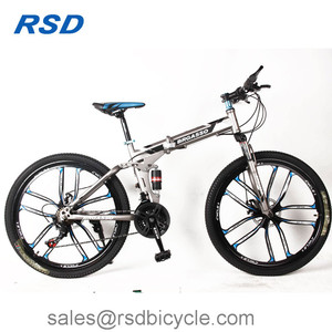 Bicicleta de Montaña plegable de 26 pulgadas con freno de disco, bici de montaña plegable de 21 velocidades - Product Image 2