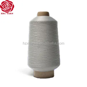 100% fabricante de 6 fios de nylon 70d/24f/2, fio elástico alto de 6 nylon 66 fios para bandagem