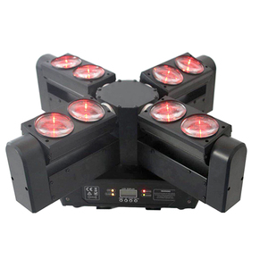 Guangzhou - Luz LED <span class=keywords><strong>de</strong></span> 150 W para Cabeza Móvil, Efecto Remolino Invencible <span class=keywords><strong>de</strong></span> 8 Ojos con Haz <span class=keywords><strong>de</strong></span> Luz RGBW 4 en 1, Equipo <span class=keywords><strong>de</strong></span> DJ para Fiestas en Discotecas - Product Image 5