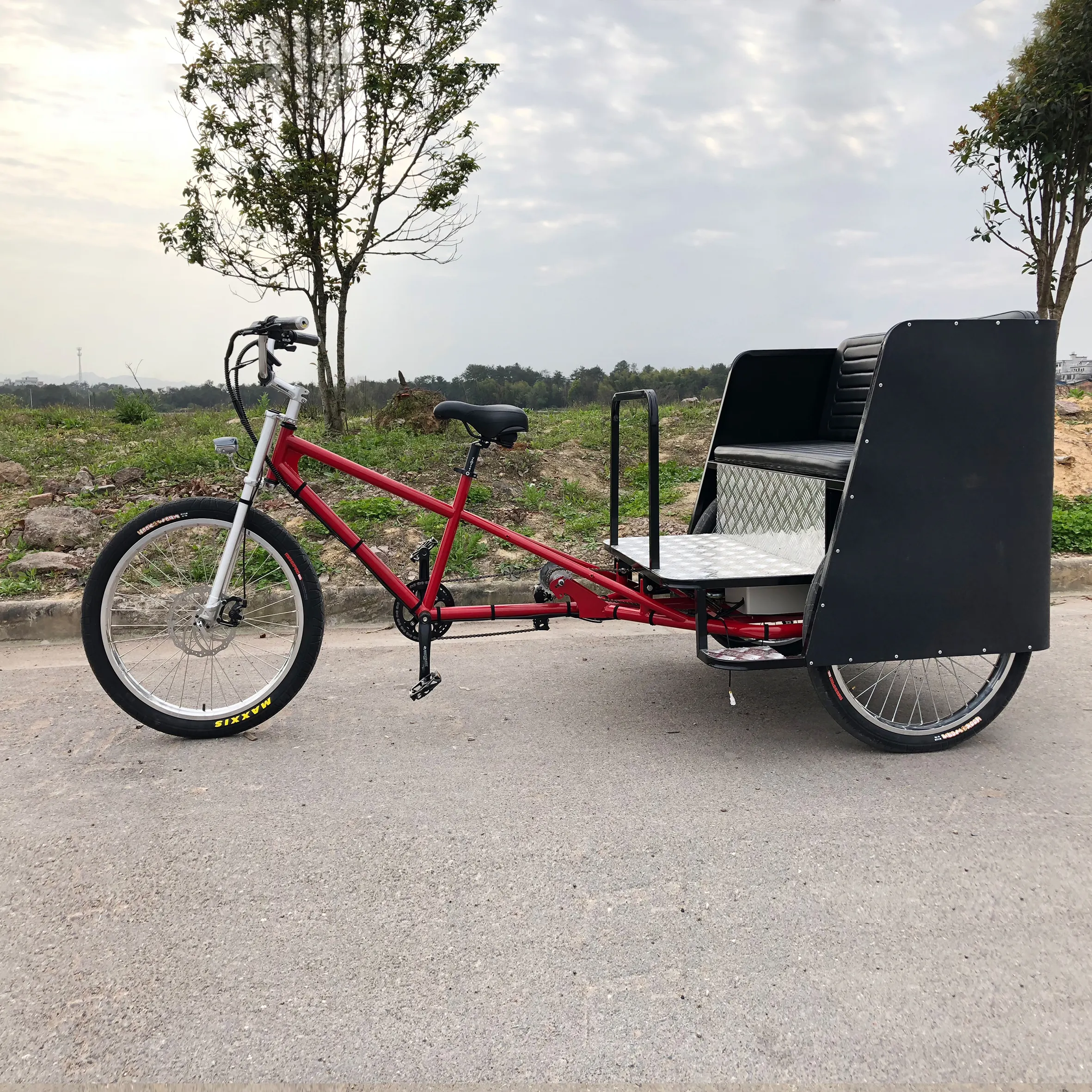 2023 nuovo Pedicab, risciò Pedicab elettrico Ester, bici Taxi per USA