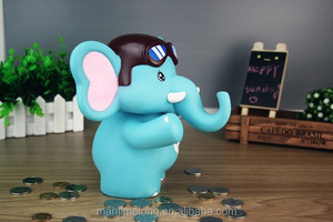 Salvadanaio a Forma di Elefante Carino Blu e Rosa Scatola per Risparmiare Denaro - Product Image 5