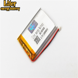 Plug 1,25-2 p 603450 1200 mAh <span class=keywords><strong>3</strong></span>,7 V rechargeable LiPo battery solar Li ion polymer lithium battery with PCM - Product Image 1