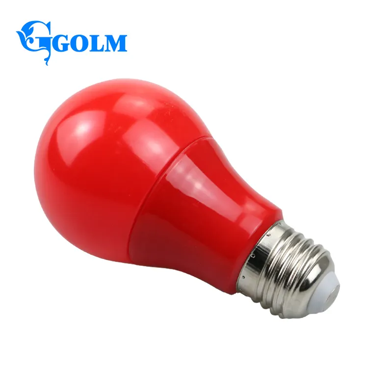 Low prices color red yellow blue green led light bulb for holiday decoration
