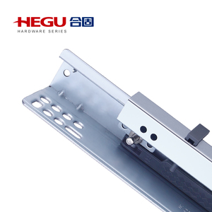 Tek uzatma altında gizli montaj yumuşak kapanış çekmece slayt - Product Image 4