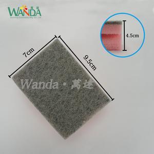 Puissant haute densité nettoyage éponge récureur cuisine Polyester durable vaisselle lavage cuisine <span class=keywords><strong>Nylon</strong></span> écologique éponge - Product Image 5