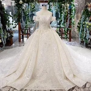 J. J66chambre — robe de mariée de luxe, robe style boho, épaules dénudées, manches, cristal, mode, robe de mariage