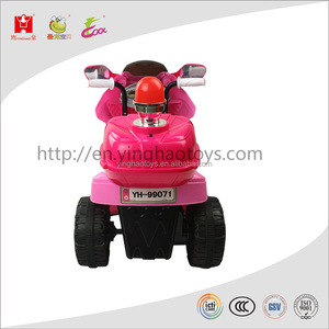 <span class=keywords><strong>3</strong></span> عجلة دراجة نارية ركوب على اللعب الوردي 6 فولت بطارية بدعم السيارات للأطفال لركوب - Product Image 5