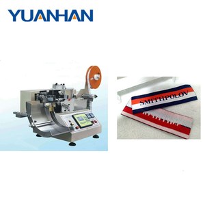 Kecepatan tinggi akurat dan mudah dioperasikan penuh otomatis tas susun pakaian tenun <span class=keywords><strong>label</strong></span> pita mesin pemotong - Product Image 4