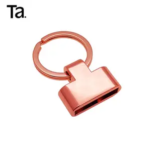 TANAI定制热销产品优质锌合金金属钥匙圈支架，用于悬挂装饰五金配件
