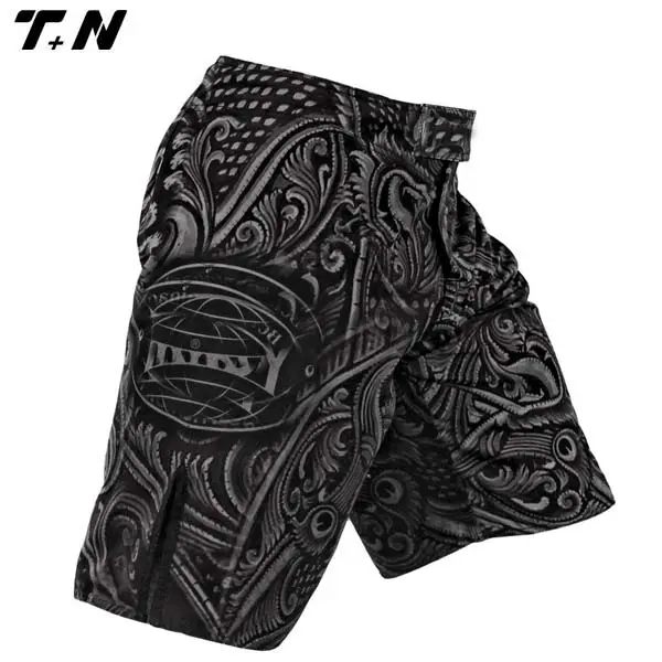 Kunden spezifische hochwertige MMA-Shorts mit Taschen Herren-Kampfs horts, benutzer definierte MMA-Shorts