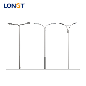 Columna de luces led para exteriores, poste de lámpara de iluminación, 80w, 100w, 120w