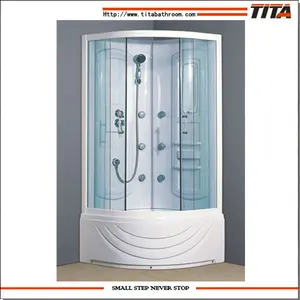 Frame sliding door steam massage bathroom shower enclosure