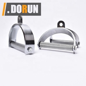 Barra de Remo Doble en Forma de D, Barra de Remo Curva, Barra de Ejercicio de Acero Resistente, Barra de Presión en Forma de <span class=keywords><strong>V</strong></span> Antideslizante para Tríceps - Product Image 6