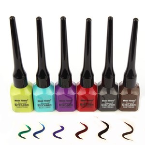 2015 Venta 6 colores a prueba de agua delineador moda profesional maquillaje color gel Eye liner - Product Image 1