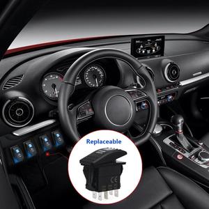 5 pin Zombie đèn Rocker chuyển DC 20A 12V-24V màu xanh LED IP68 đánh giá chu kỳ 10000 cơ khí cuộc sống - Product Image 4