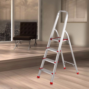 Escalera de Aluminio de Uso Doméstico de 2/3/4/5/6/7/8/9 Peldaños, Tipo <span class=keywords><strong>Lidl</strong></span> - Product Image 4