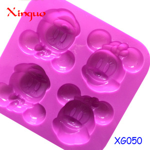 Innie-Molde de silicona con forma de ratón para hacer jabón, herramienta de cocina para hornear queso, vela, 050 4 agujeros - Product Image 4