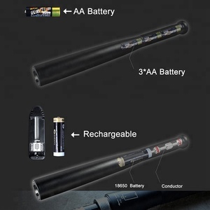野球バットアルミ懐中電灯自己防衛バトン懐中電灯トーチ警察セキュリティバトン - Product Image 6
